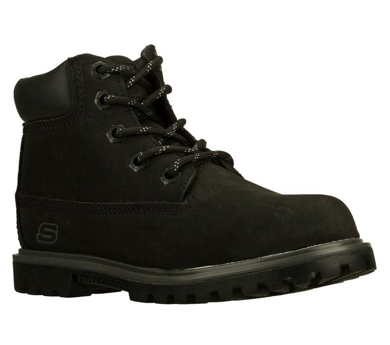 Skechers Mecca - Bunkhouse - Boys Boots Black [AU-JP3671]